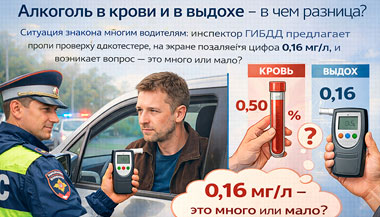 Разница между промилле в крови и мг/л в выдохе: как…